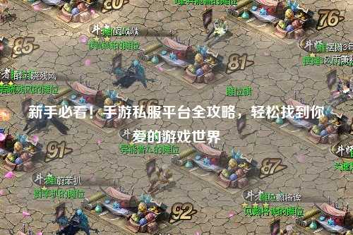 新手必看!手游私服平台全攻略,轻松找到你爱的游戏世界
