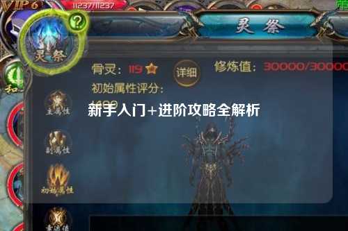 新手入门+进阶攻略全解析