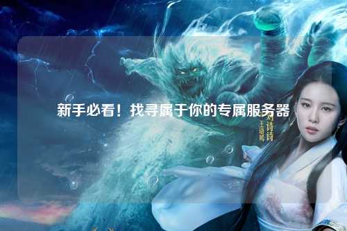新手必看!找寻属于你的专属服务器