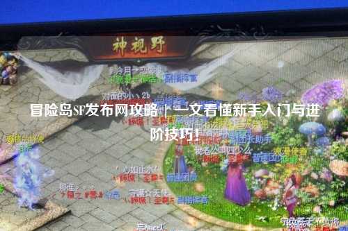 冒险岛SF发布网攻略 | 一文看懂新手入门与进阶技巧!