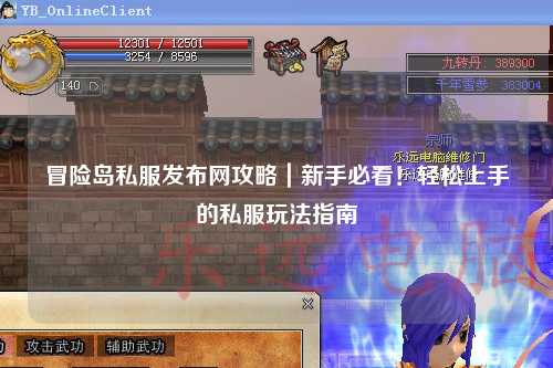 冒险岛私服发布网攻略|新手必看!轻松上手的私服玩法指南