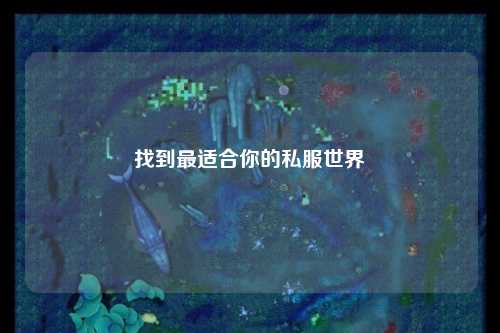 找到最适合你的私服世界