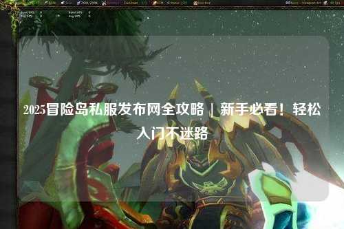 2025冒险岛私服发布网全攻略 | 新手必看！轻松入门不迷路