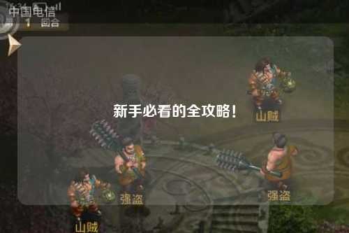 新手必看的全攻略!