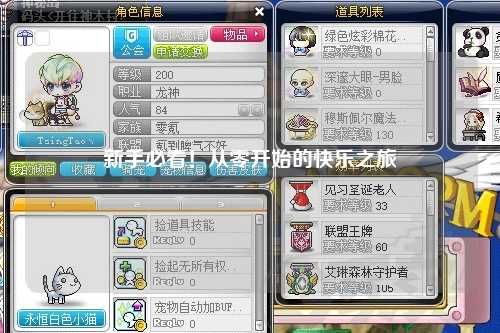 新手必看!从零开始的快乐之旅