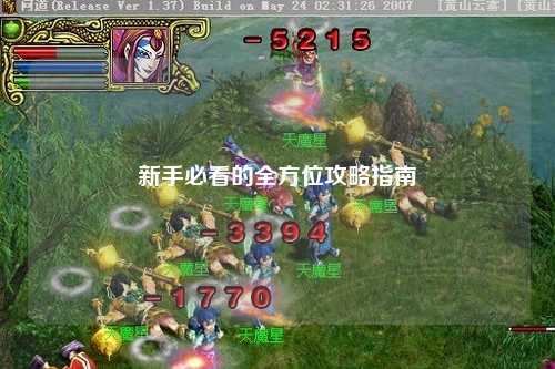 新手必看的全方位攻略指南