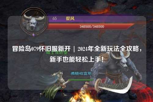 冒险岛079怀旧服新开 | 2024年全新玩法全攻略,新手也能轻松上手!