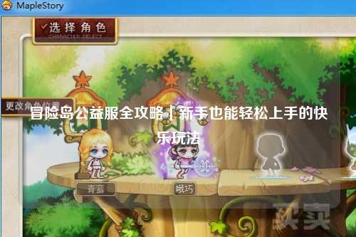 冒险岛公益服全攻略|新手也能轻松上手的快乐玩法