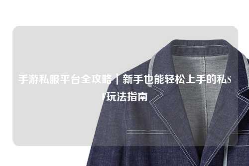 手游私服平台全攻略|新手也能轻松上手的私SF玩法指南