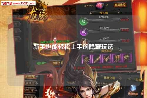 新手也能轻松上手的隐藏玩法