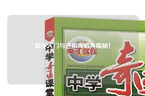 新手入门与进阶攻略大揭秘!