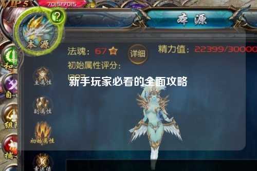 新手玩家必看的全面攻略