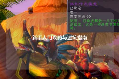新手入门攻略与避坑指南