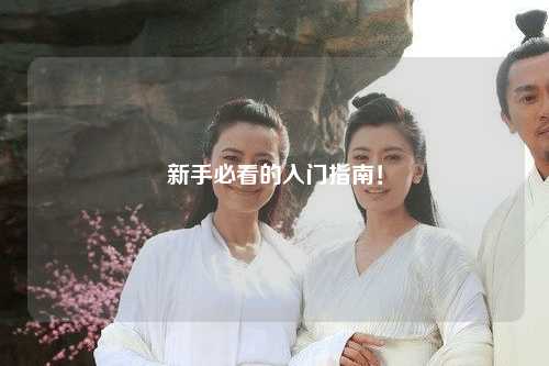 新手必看的入门指南!