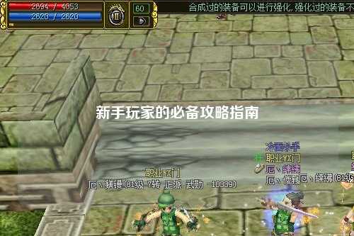 新手玩家的必备攻略指南