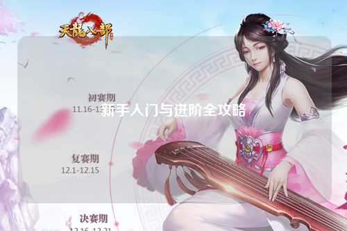 新手入门与进阶全攻略