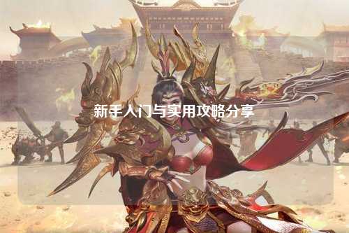 新手入门与实用攻略分享