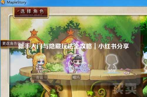 新手入门与隐藏玩法全攻略|小红书分享