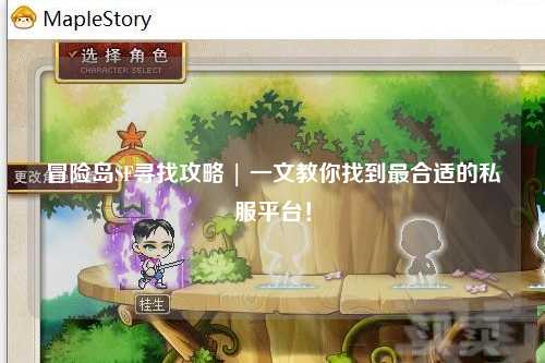 冒险岛SF寻找攻略 | 一文教你找到最合适的私服平台!