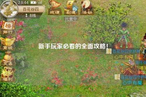 新手玩家必看的全面攻略!