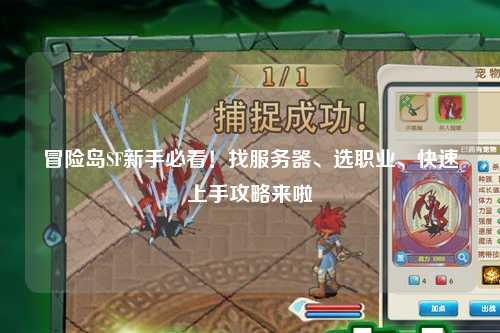 冒险岛SF新手必看!找服务器、选职业、快速上手攻略来啦✨