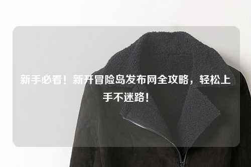 新手必看!新开冒险岛发布网全攻略,轻松上手不迷路!